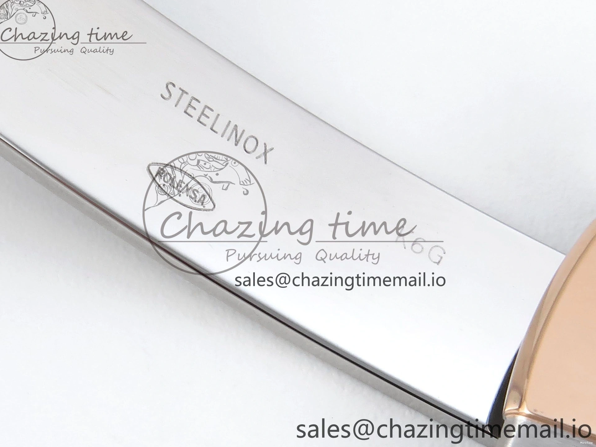 MiroTime 0408 DateJust 36 126231 EWEF Best Edition Silver Leaf Dial Stick Marker on SS RG Jubilee Bracelet A TopPick 596